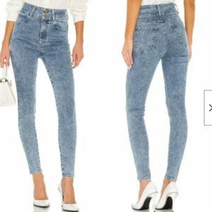 J BRAND x Elsa Hosk Saturday faded high-rise skinny jeans Size 25 (#14)